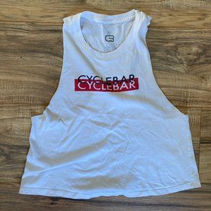Cyclebar White Tank Top